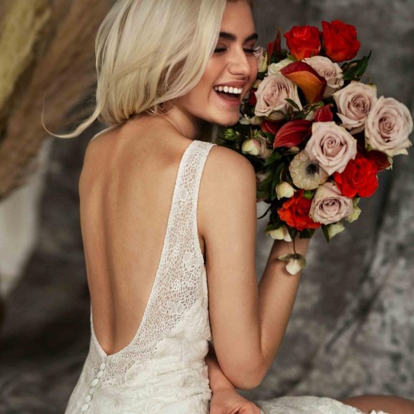 NWOT Love Spell Designs Adeila Wedding Dress Gown US 4 - Picture 10 of 11